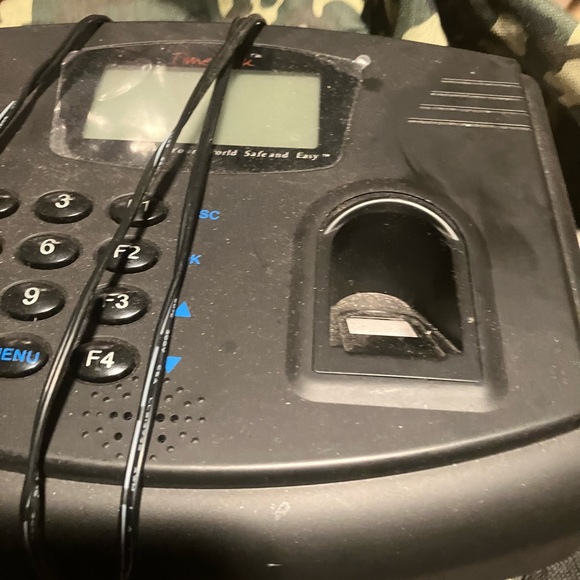 Fingerprint time attendance time trak employee login payroll machine new unboxed - Picture 2 of 12